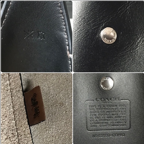 Coach Brooklyn Shoulder Bag 39 In Loved Leather With Bag Charm - Picture 11 of 16